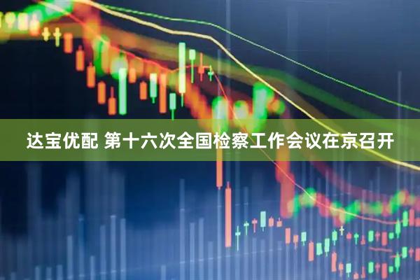 达宝优配 第十六次全国检察工作会议在京召开